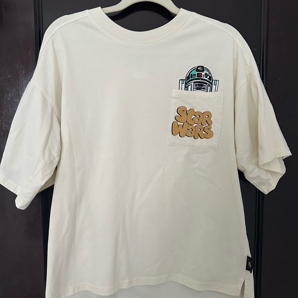 Disney Star Wars Cream R2-D2 Pocket Tee